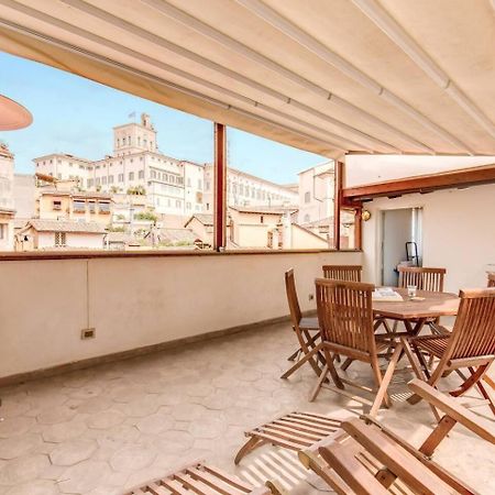 Attic With Terrace By Trevi Fountain Apartment Рим Екстериор снимка