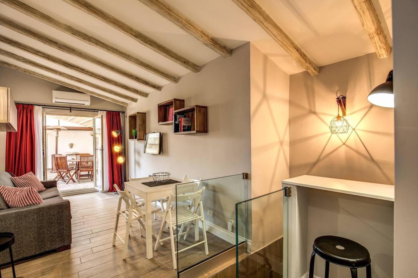 Attic With Terrace By Trevi Fountain Apartment Рим Екстериор снимка