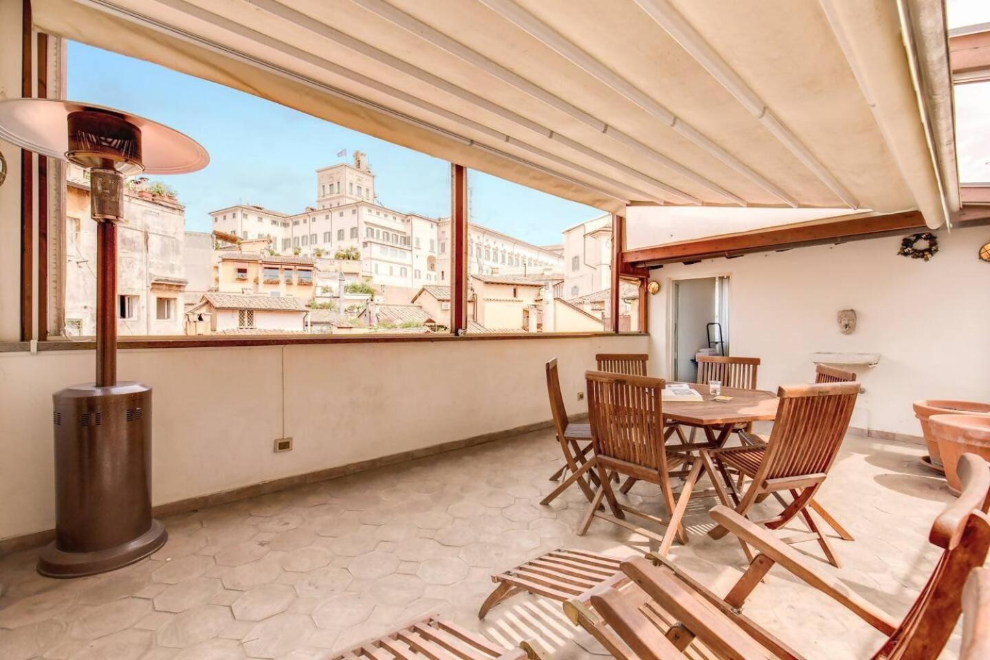 Attic With Terrace By Trevi Fountain Apartment Рим Екстериор снимка